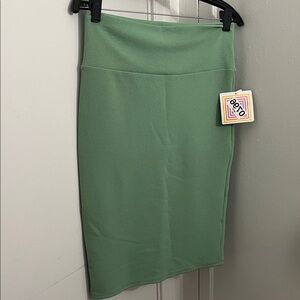 LuLaRoe Cassie Pencil Skirt solid green
